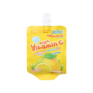 Set 10 Nước ép trái cây thạch Jele High Vitamin C chanh tươi thơm ngon150g