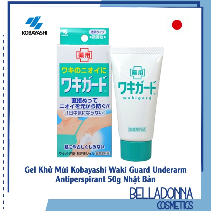 Gel Khử Mùi Kobayashi Waki Guard Underarm Antiperspirant 50g Nhật Bản