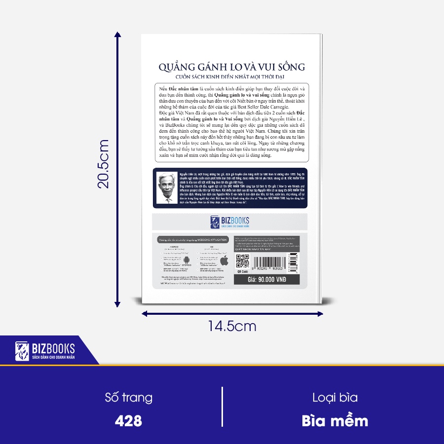BIZBOOKS - Sách Quẳng Gánh Lo Đi Và Vui Sống