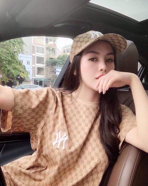 Áo thun tay lỡ from rộng unisex FREE SHIP HOA TIET N..y