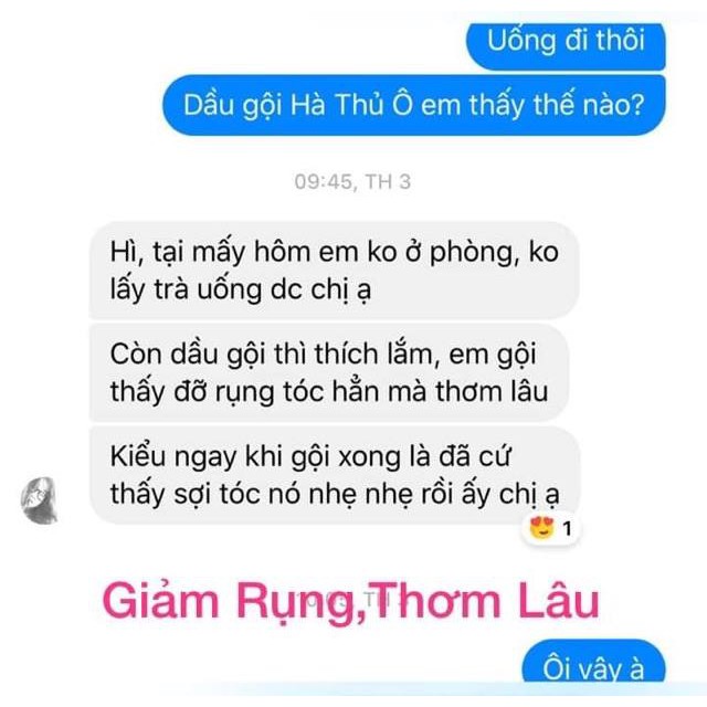 Dầu gội hà thủ ô gội xả 2 trong 1 cỏ cây hoa lá