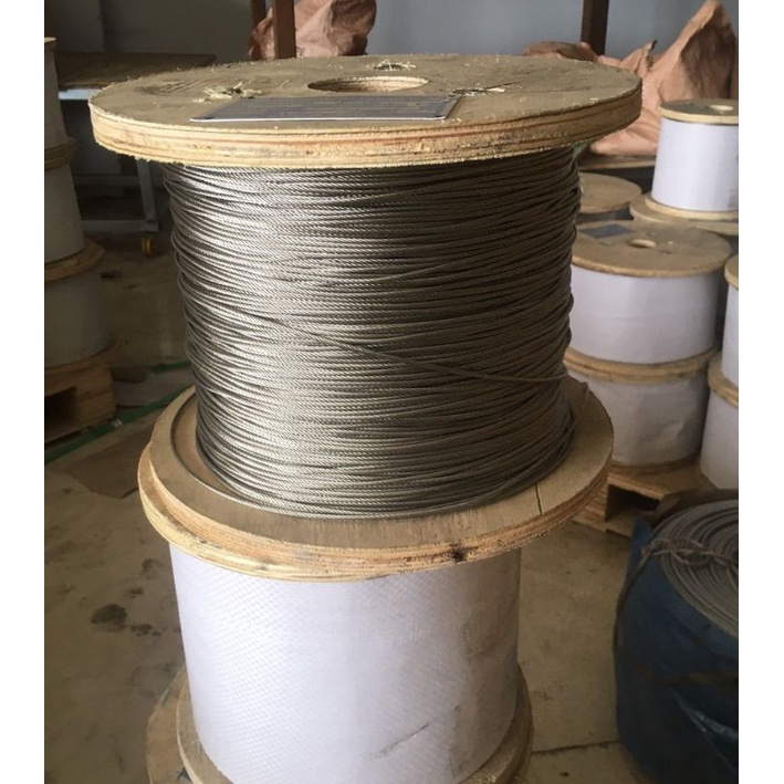 1M Dây Cáp Thép Bọc Nhựa, Dây Phơi Đồ 3Li Đến 12Li