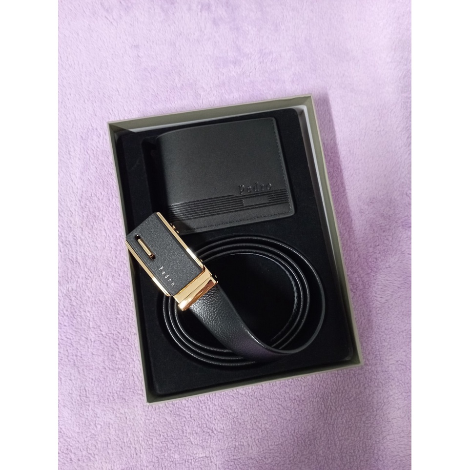 Set dây nịch ví Nam/Combo dây nịch ví Nam Pe.dro