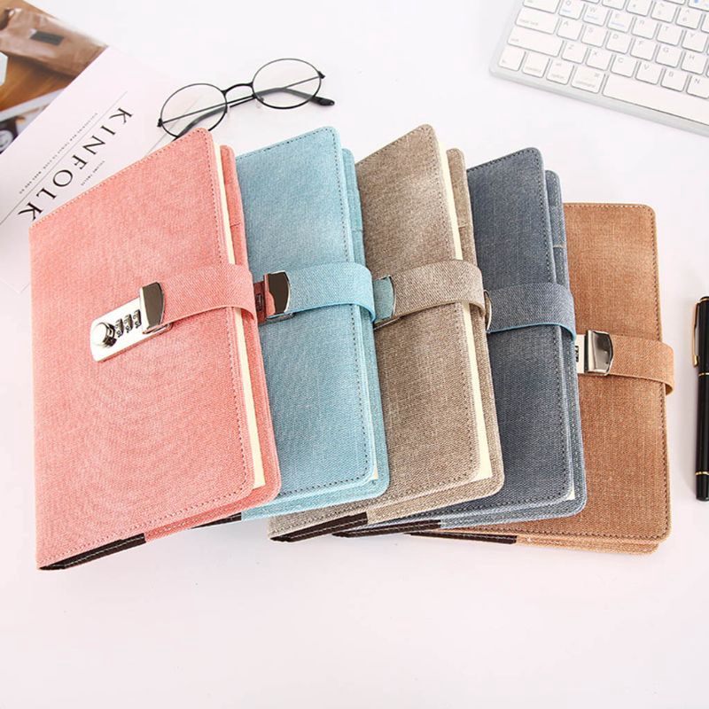 Sổ Tay Ghi Chú Khổ A5 Có Mật Mã