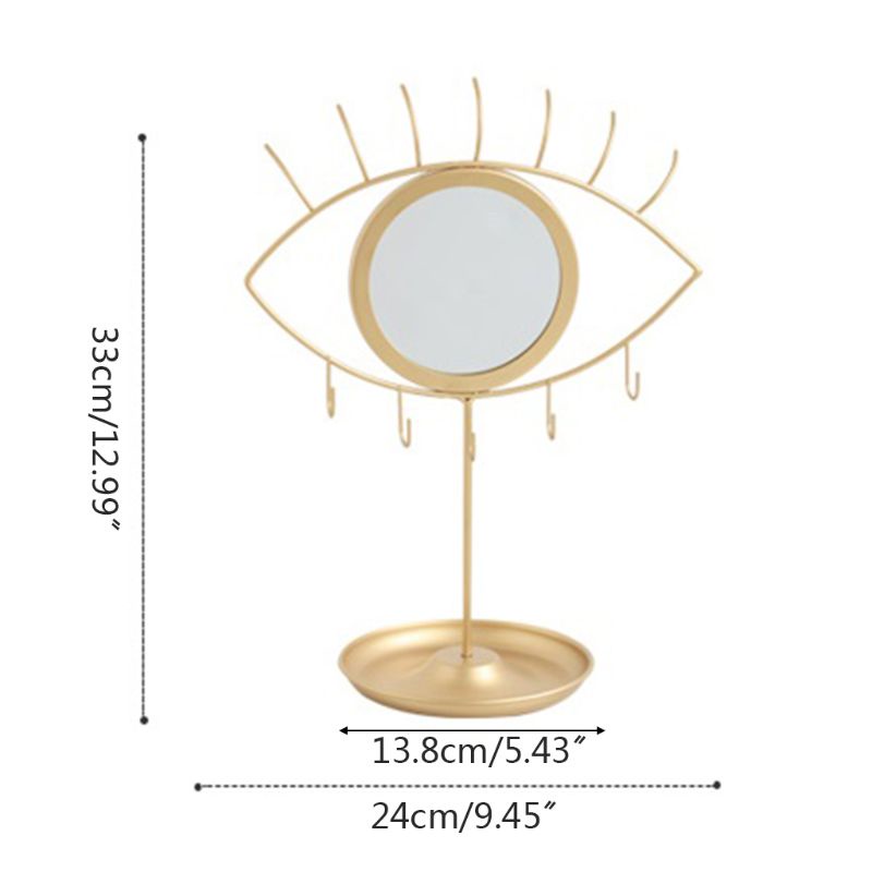 Giá Đỡ Trưng Bày Trang Sức Có Gương Và Dây Chuyền