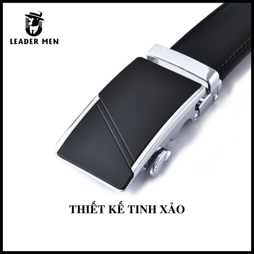 Thắt Lưng Nam LMEN-12 Chất Liệu Da Cao Cấp Khóa Tự Động - Dây Lưng Da Nam Thời Trang Kiểu Dáng Sang Trọng - LeaderMen