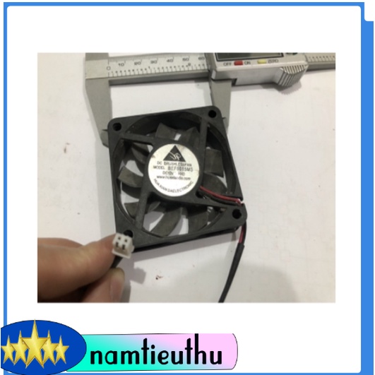 Fan 6cm Delta jack cắm 2 pin như hình