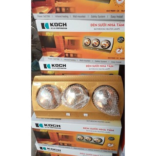Đèn sưởi nhà tắm 3 bóng KOCH-168