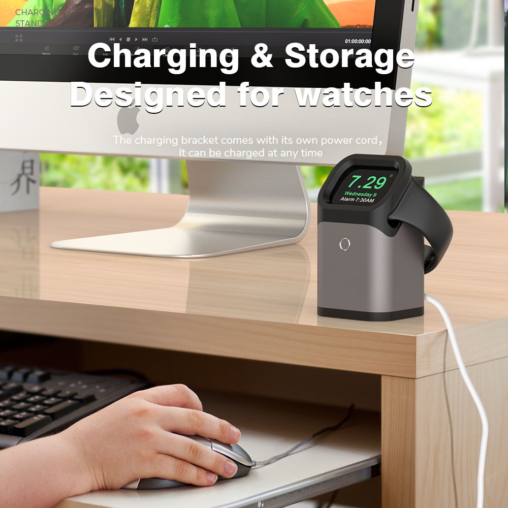 Đế Sạc Bằng Hợp Kim Chất Lượng Dành Cho Apple Watch7/6/SE/5