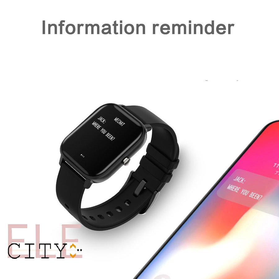 ✨COD✨ P8 smart watch sports IP67 waterproof clock watch and other sport modes Display Smartwatch Smart Wristband