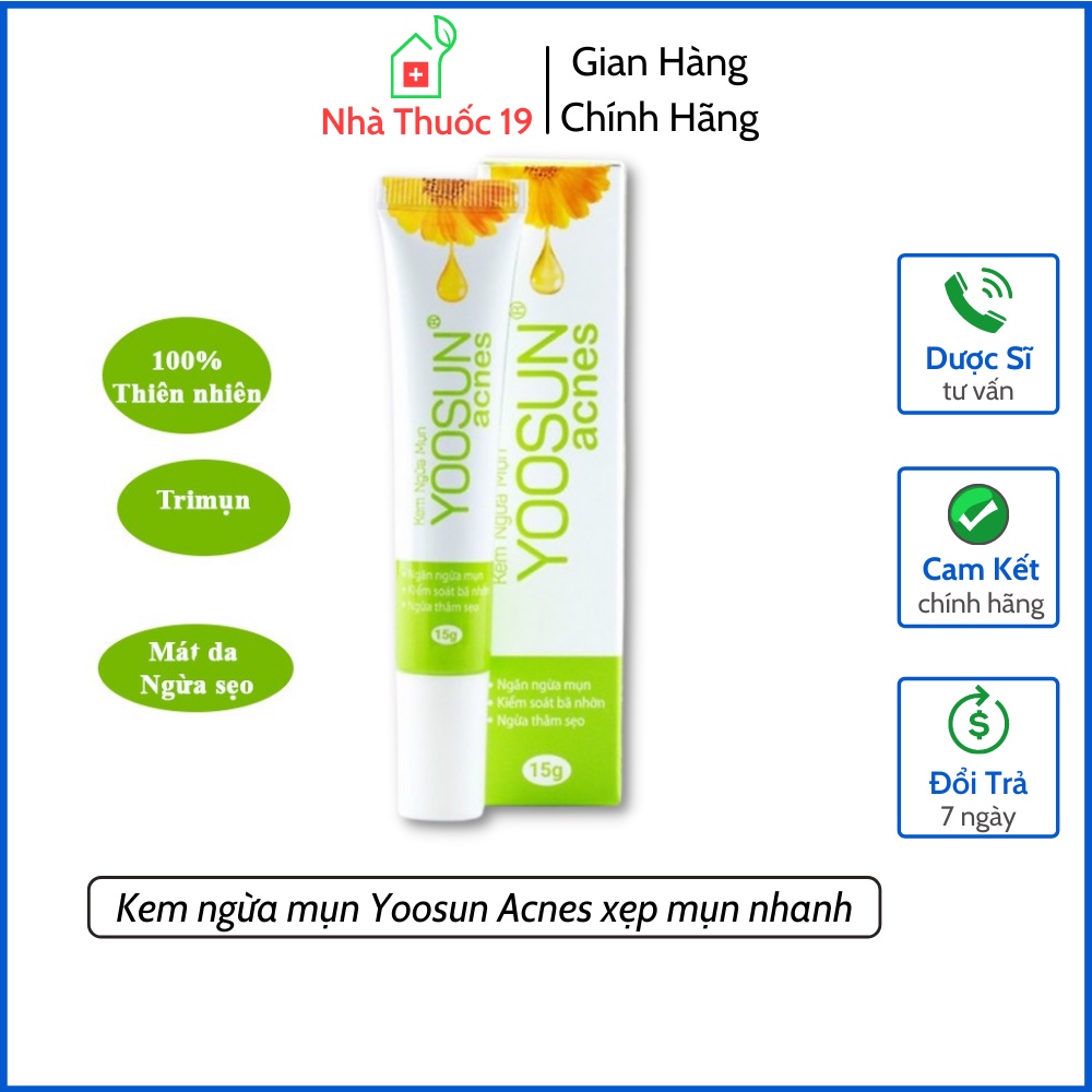 Kem Bôi Da Yoosun giúp giảm mụn, mát da, hết thâm sẹo, dùng cả cho bé khi côn trùng đốt