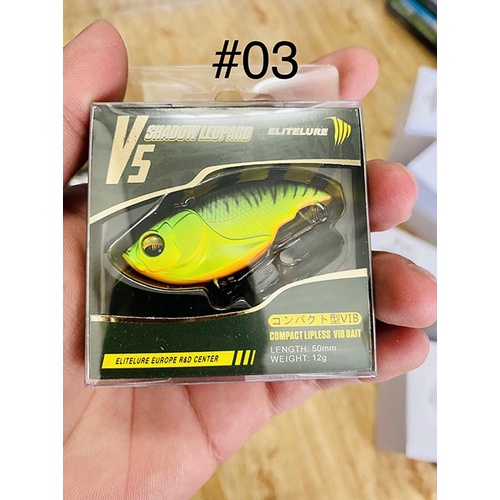 Mồi lure V5 Elite - siêu nhạy