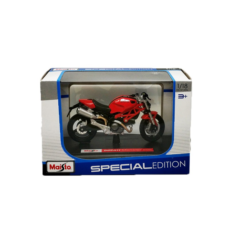 XE MÔ HÌNH - MOTO Siêu xe Ducati Monster 696 - MAISTO tỷ lệ 1:18