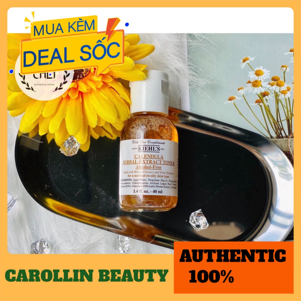 Nước hoa hồng 💖 FREESHIP 💋 Toner Cúc Kiehl's 40ml chính hãng [ Minisize ] CAROLLIN BEAUTY | BigBuy360 - bigbuy360.vn