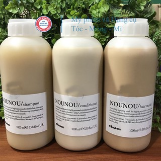 [HÀNG CHÍNH HÃNG] Dầu gội xả hấp Davines NouNou 1000ml dành cho tóc khô và hư tổn