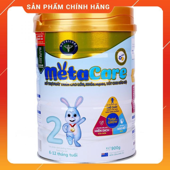 [GIÁ SỐC]  Sữa Bột Dinh Dưỡng thương hiệu Metacare 2 Cho Trẻ 6-12 Tháng Tuổi 900g
