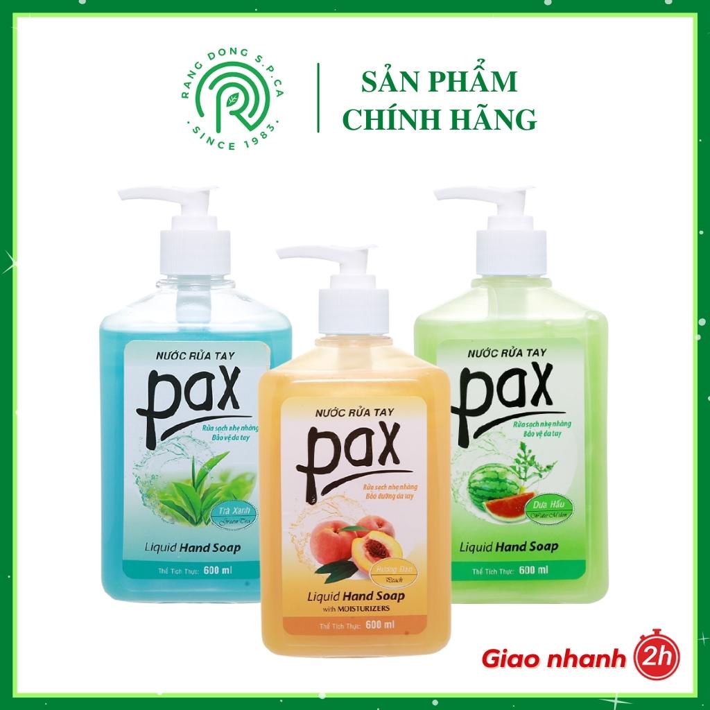 Nước Rửa Tay Pax 600ml Xà Phòng Rửa Tay Tạo Bọt Sạch Khuẩn 99,9% Bảo Vệ Da Tay - Chính Hãng SPCa