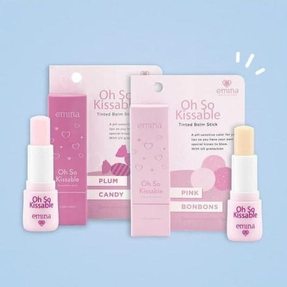(hàng Mới Về) Son Dưỡng Môi Emina Oh So Kissable