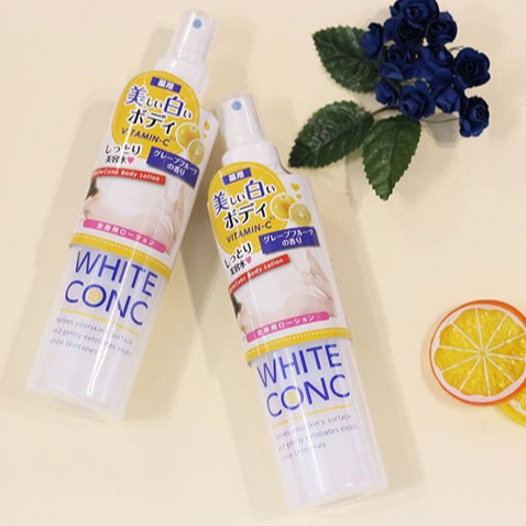 Xịt Dưỡng Trắng Da Body Lotion White ConC (245ml)