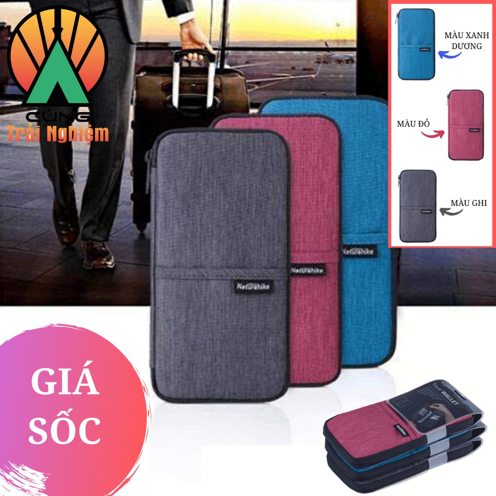 Ví Du Lịch Đa Năng CHỐNG THẤM Naturehike NH17C001-B Thiết Kế Thanh Lịch