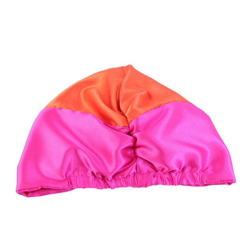 Mũ Turban Vải Satin Co Giãn Phong Cách Dân Tộc