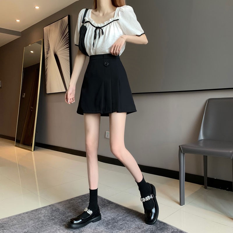 [VIDEO ẢNH THẬT] ÁO BABYDOLL TRẮNG THẮT NƠ ĐEN HÀN QUỐC