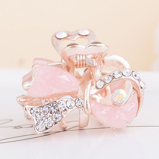 Kẹp tóc nơ mini đính đá dễ thương trẻ trung