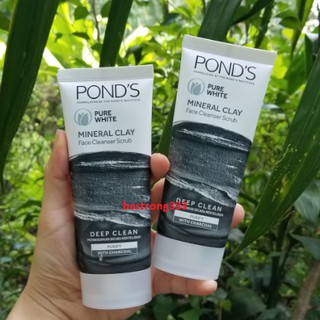 Sữa Rửa Mặt Pond's Đất Sét Khoáng Detox Dạng Hạt (90g)