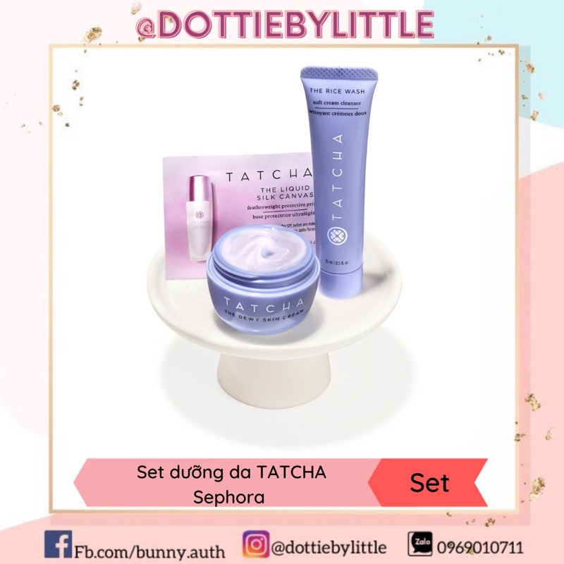 Set dưỡng da TATCHA Sephora - kem dưỡng Tatcha The Dewy Skin Cream