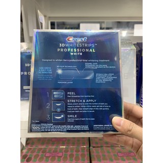 Dán trắng răng CREST 3D WHITE PROFESSIONAL EFFECT WHITESTRIPS