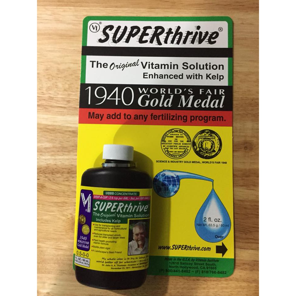 Siêu phẩm Superthrive 60ml-Mỹ -50 loại thuốc kích thích