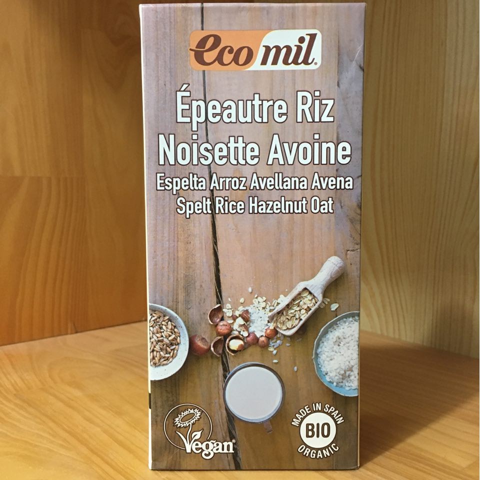 Sữa Lúa Mì Gạo Hạt Phỉ Yến Mạch Hữu Cơ Ecomil 1 Lít