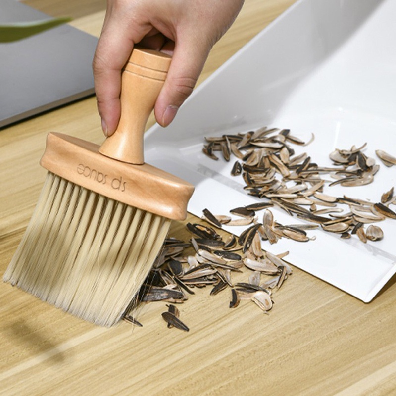 Bàn Chải Lông Mềm Cán Gỗ Làm Sạch Bàn Phím Máy Tính