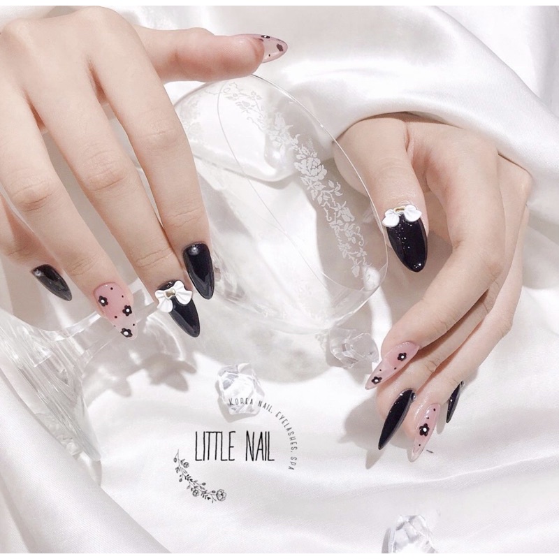 nailbox móng giả đính nơ dễ thương