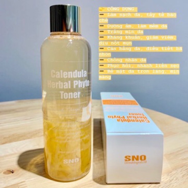 Toner Hoa Cúc SNO Calendula Herbal Phyto Toner
