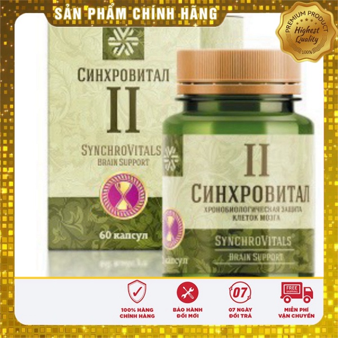 Viên uống nâng cao sức khoẻ não bộ Syn II Siberian Health Nga