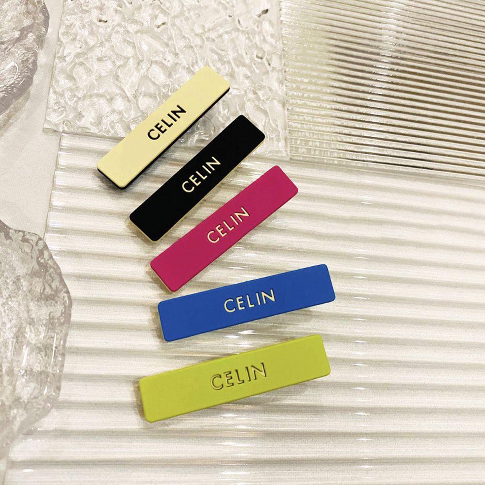 Kẹp Tóc Mỏ Vịt Mặt Nhám Họa Tiết Hình Học Dễ Thương