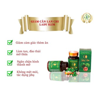 Giảm cân đông y lan chi mẫu mới_viên uống lady slim