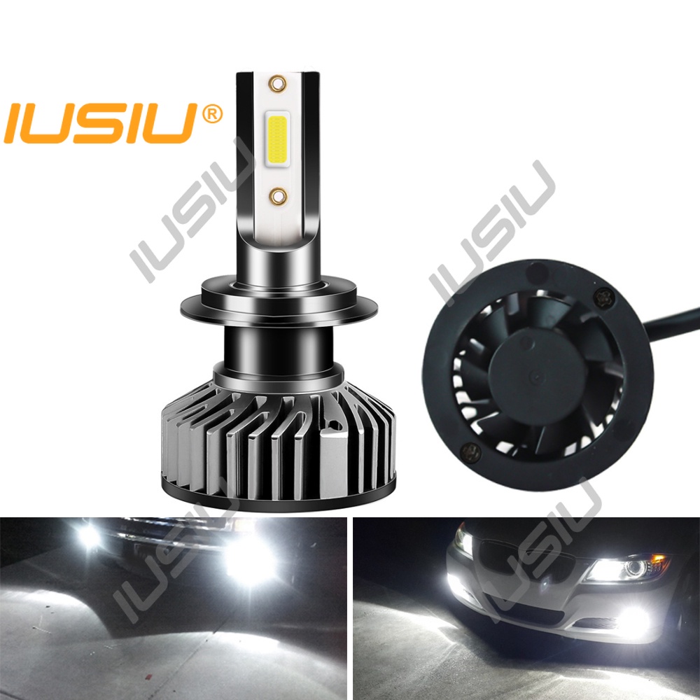 Đèn Pha H4 H11 H1 H7 H3 9005 HB3 9006 HB4 H8 H9 Led Ánh Sáng Trắng Chất Lượng Cao Dành Cho Ô Tô/Xe Máy