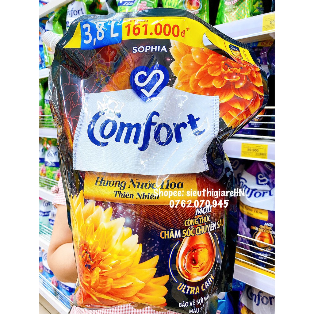 Nước xả làm mềm vải Comfort 3,8Lít