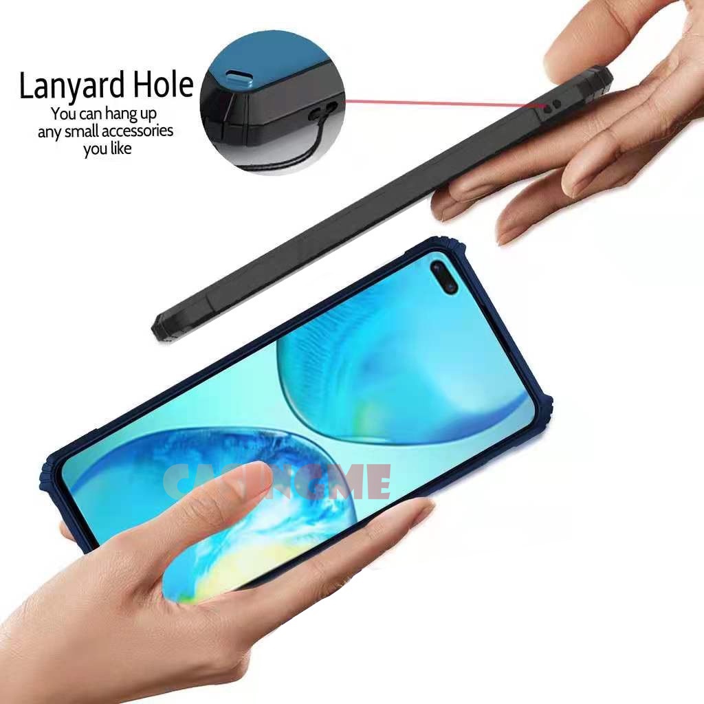 Ốp điện thoại đệm khí chống sốc trong suốt thời trang dành cho VIVO Y72 5G Y72