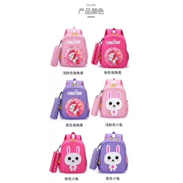 Balo unicorn cho bé lớp mầm