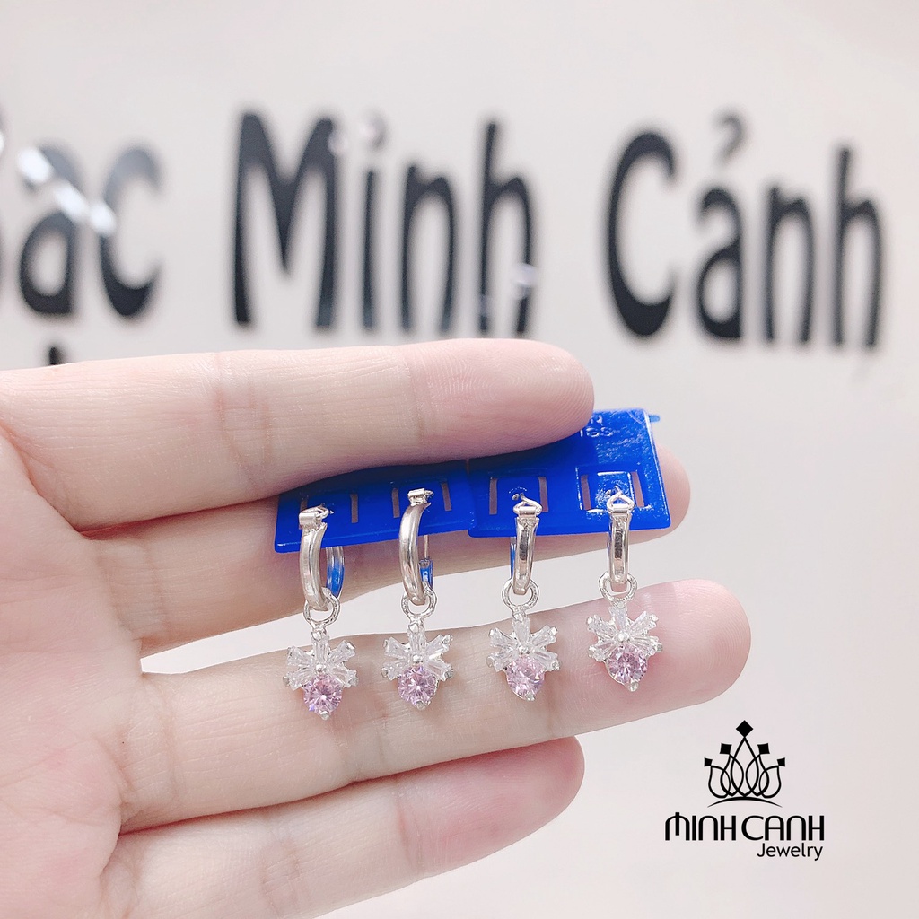 Bông Tai Bạc Nơ Nhỏ Cho Bé Minh Canh Jewelry