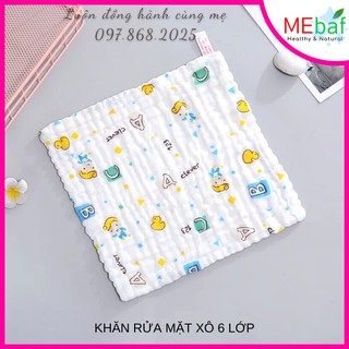 Khăn xô 6 lớp rửa mặt xuất nhật loại dày