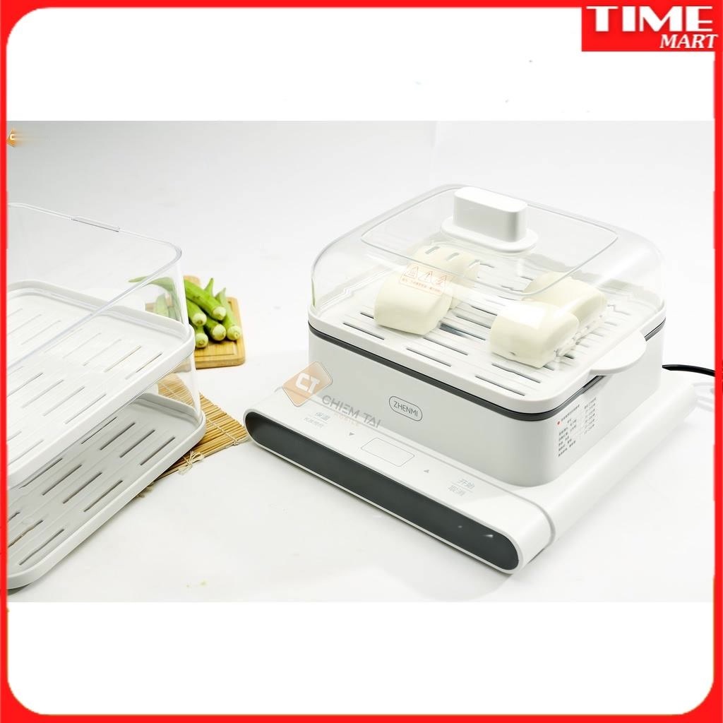 [CHÍNH HÃNG] Máy hấp điện 3 tầng 12L ZHENMI ZMZG-02 Xiaomi hấp đa năng. Tiện lợi cho mọi gia đình việt [TIME_MART ]