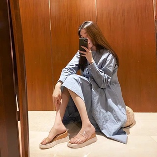 Dép đế xuồng quai trong