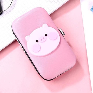 BỘ BẤM MÓNG HEO HỒNG CUTE