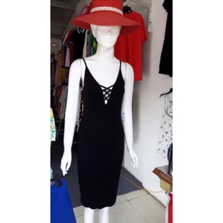 Đầm body đan dây vnxk (thanh lý)