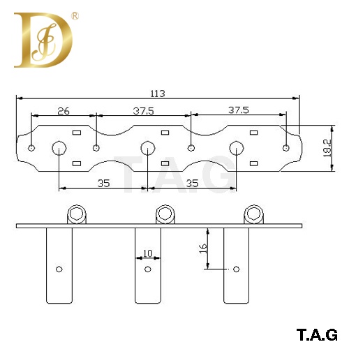 Bộ khoá đàn Guitar Classic DerJung DJ203, DJ204, DJ208 cao cấp chính hãng