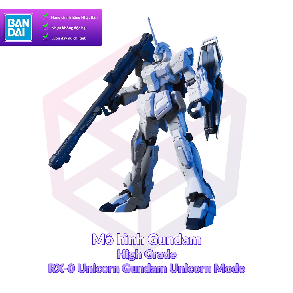 Mô Hình Gundam Bandai HG UC 101 Unicorn Gundam Unicorn Mode [GDB] [BHG]